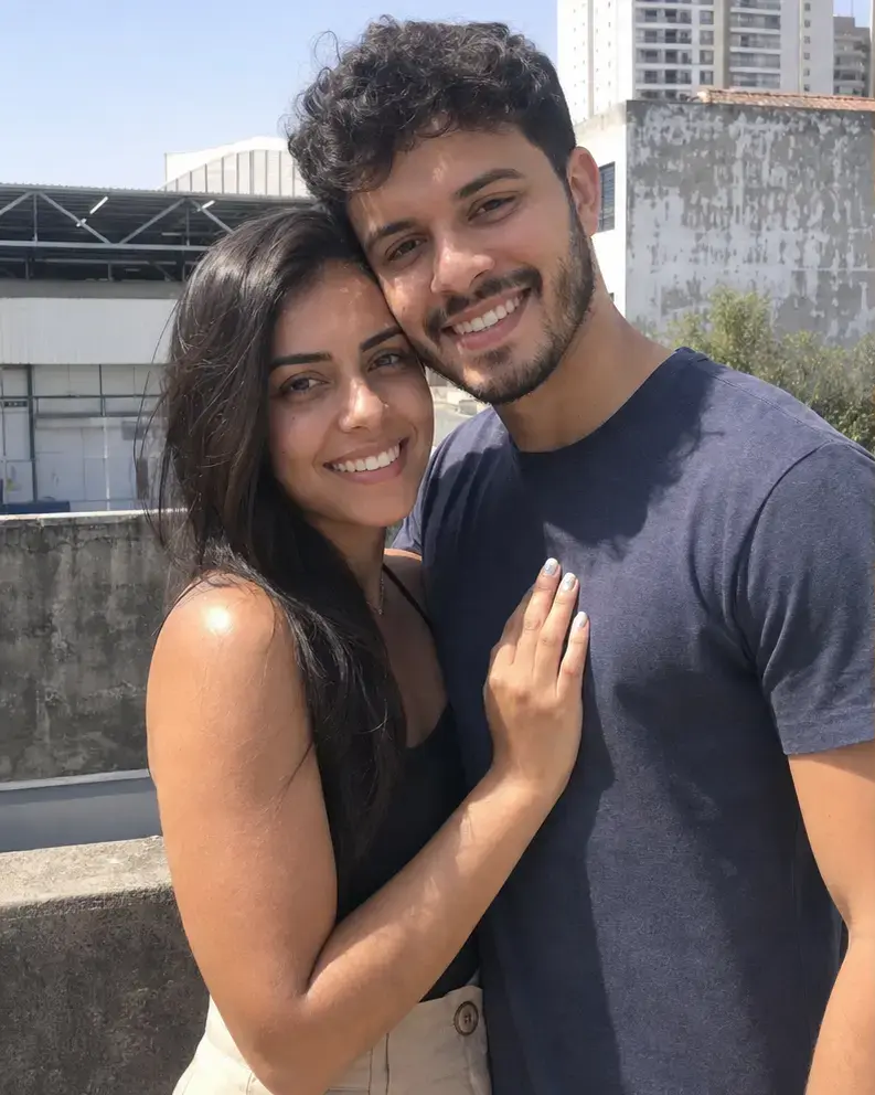 Antes: foto comum para casamento