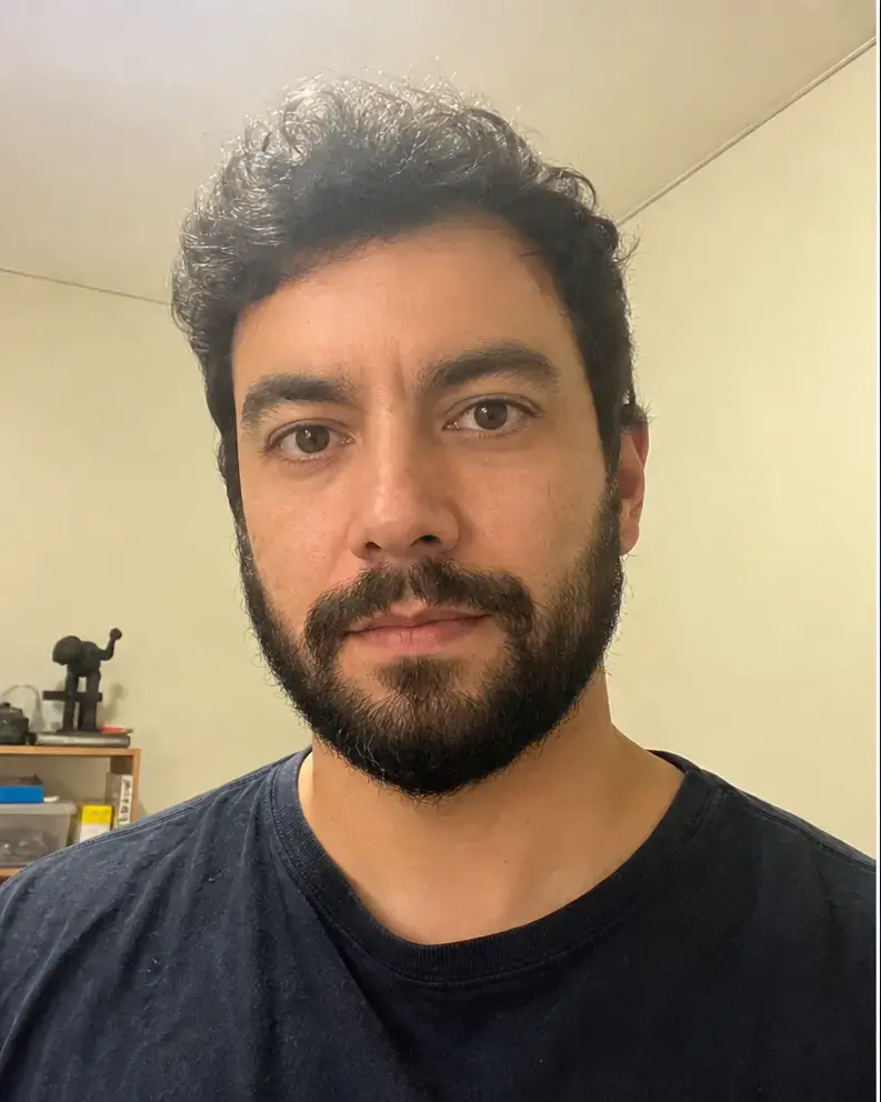Antes: foto comum para profissional